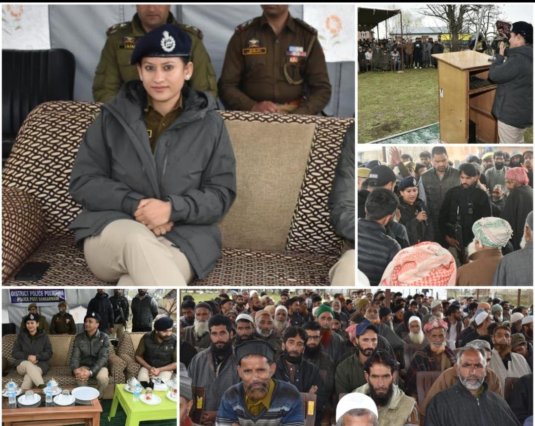 SSP Pulwama Chairs Public Darbar at Sangerwani