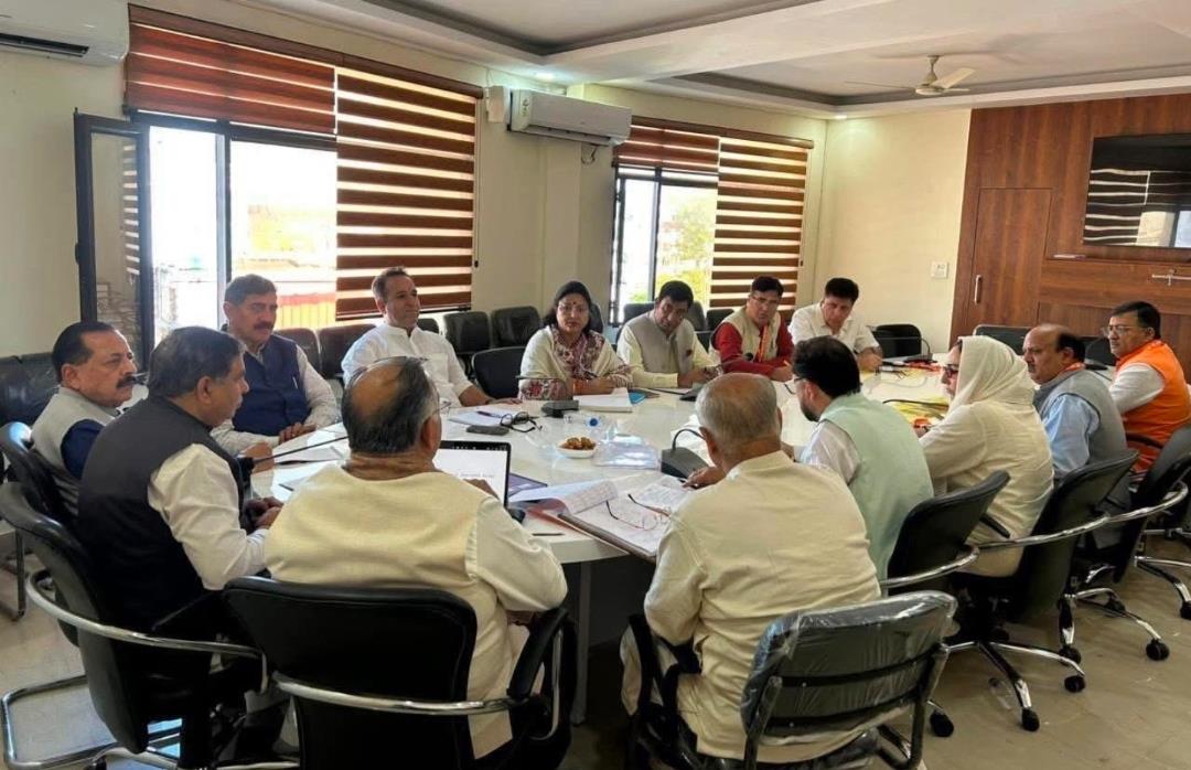 BJP core group meet in Jammu: LoP Sharma reviews party initiatives, future strategy for J&K