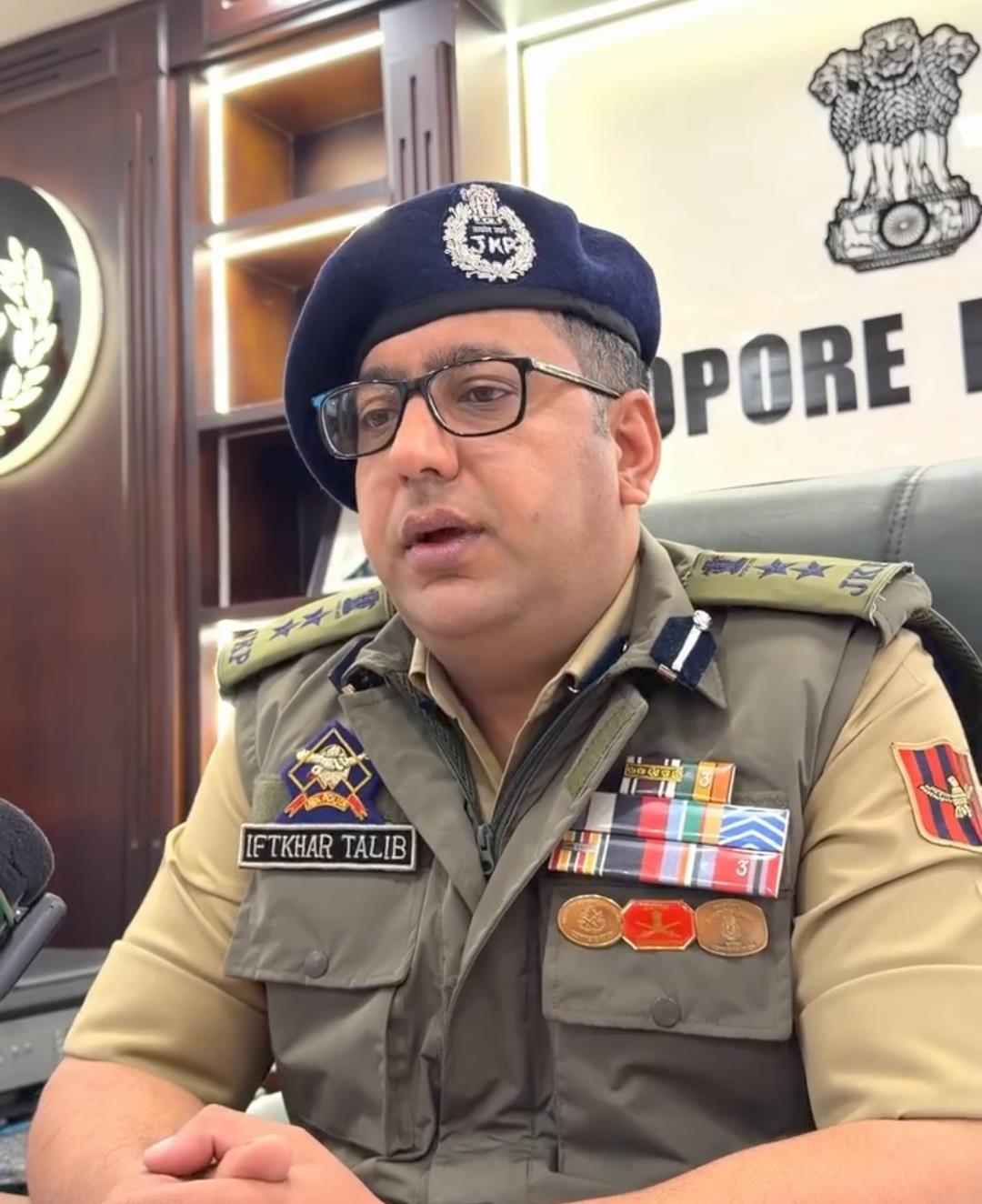 'Fight drug war together': SSP Sopore urges public, says policing alone is not enough