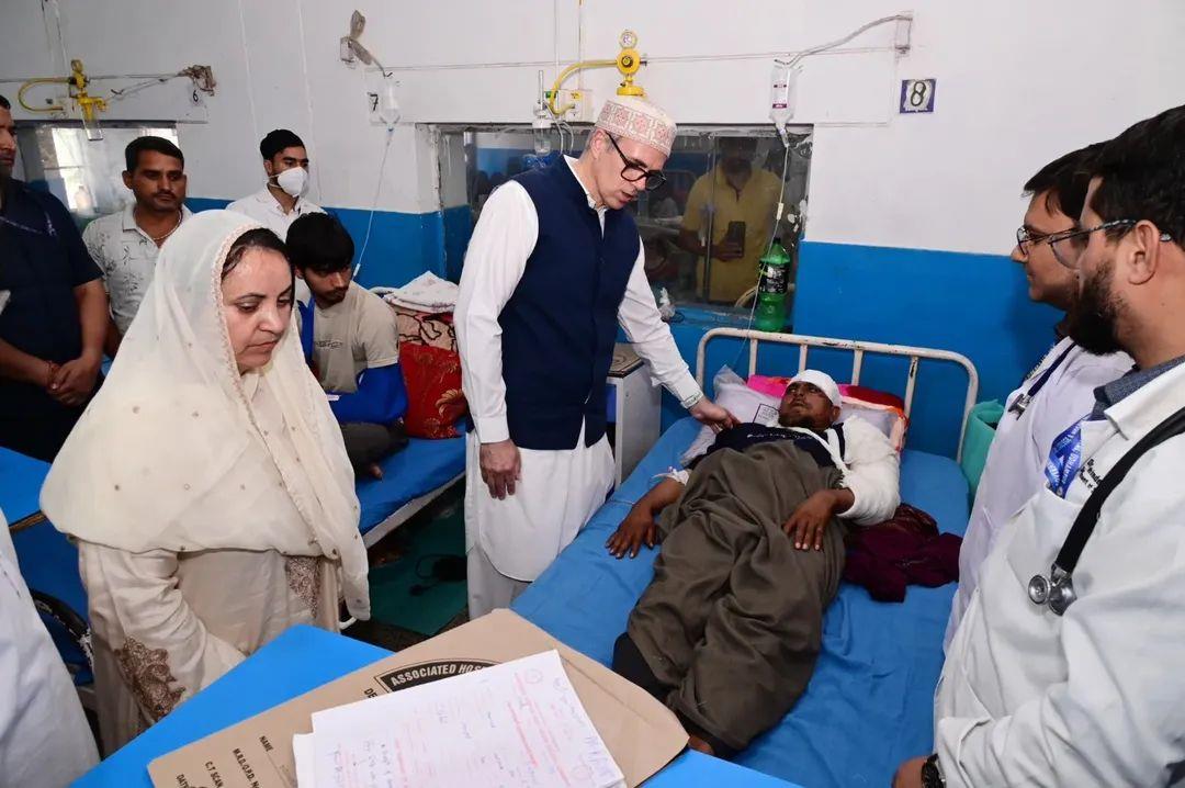 CM Omar Abdullah visits injured in Udhampur hospital, assures full support