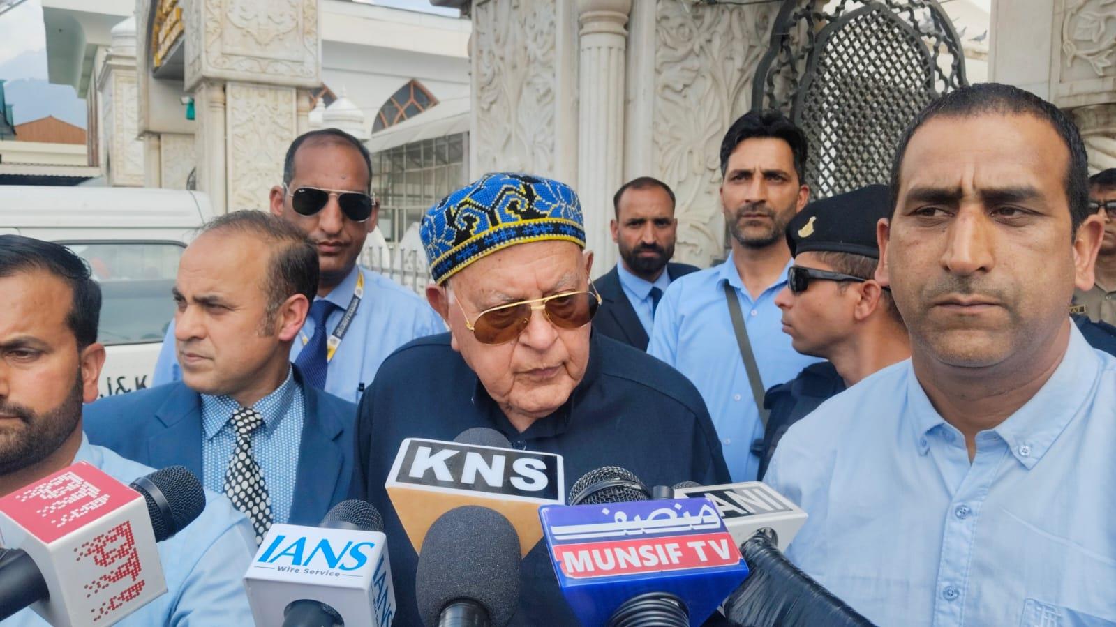 Parents, public key to ending drug menace: Farooq Abdullah