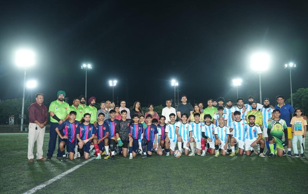 J&K organises floodlit football friendly as part of 100-day 'Nasha Mukt' campaign