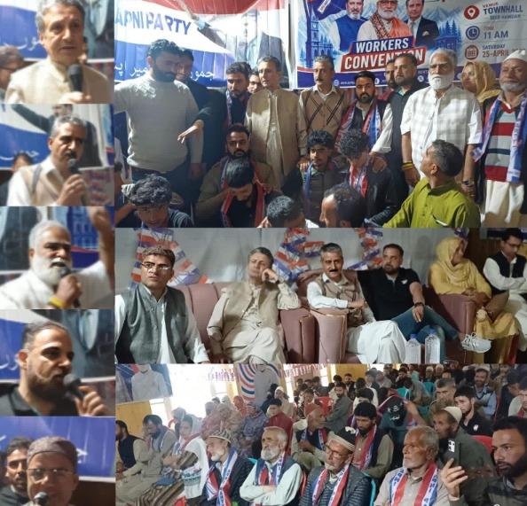 Apni Party Holds One Day Workers Convention in Seer Hamdan