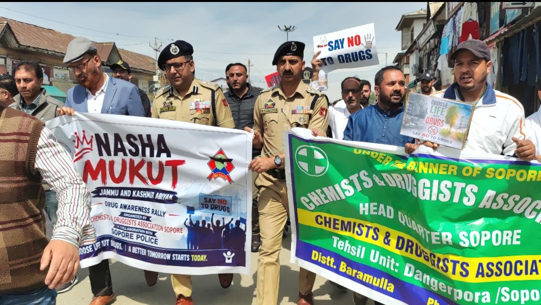 Drug-Free J&K campaign gaining public support: SSP Sopore