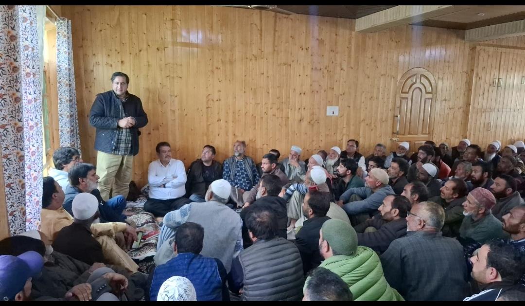 Sajad Lone reaffirms PC's commitment at Trehgam Meetings