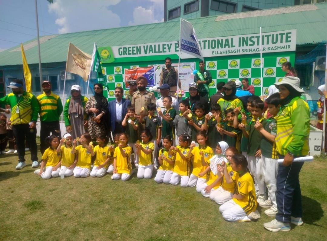 Srinagar Police Organises Inter-School Athletic Meet under Nasha Mukt J&K Abhiyan