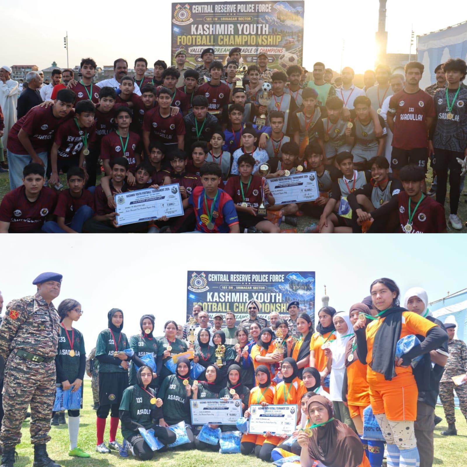 Historic Initiative by 161 BN CRPF Football Returns to Downtown with Enthusiastic Local Support