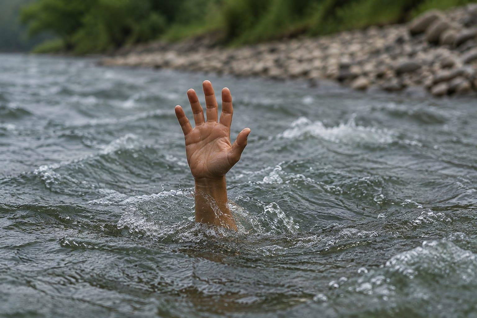 Two young men dead, one missing after slipping into Jhelum while washing tents in Bandipora's Hajin