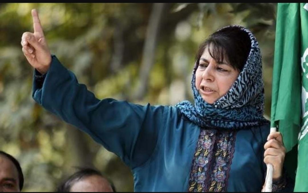 Omar went silent after losing Budgam : Mehbooba Mufti slams NC