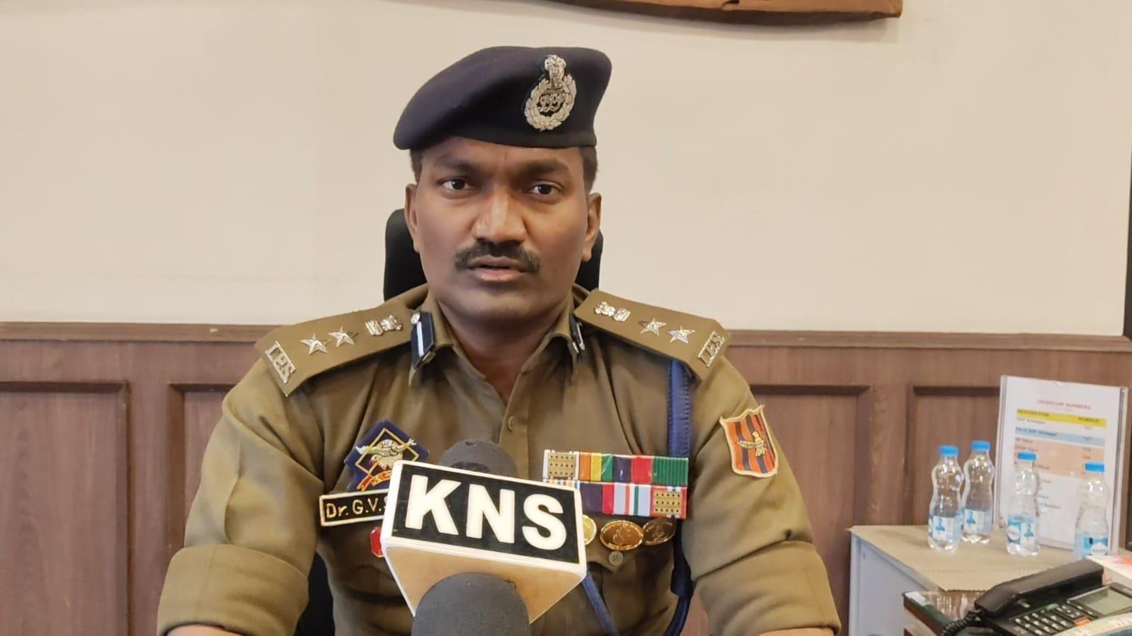 We Will Ruthlessly Crush Drug Networks, Protect Our Youth: SSP Srinagar