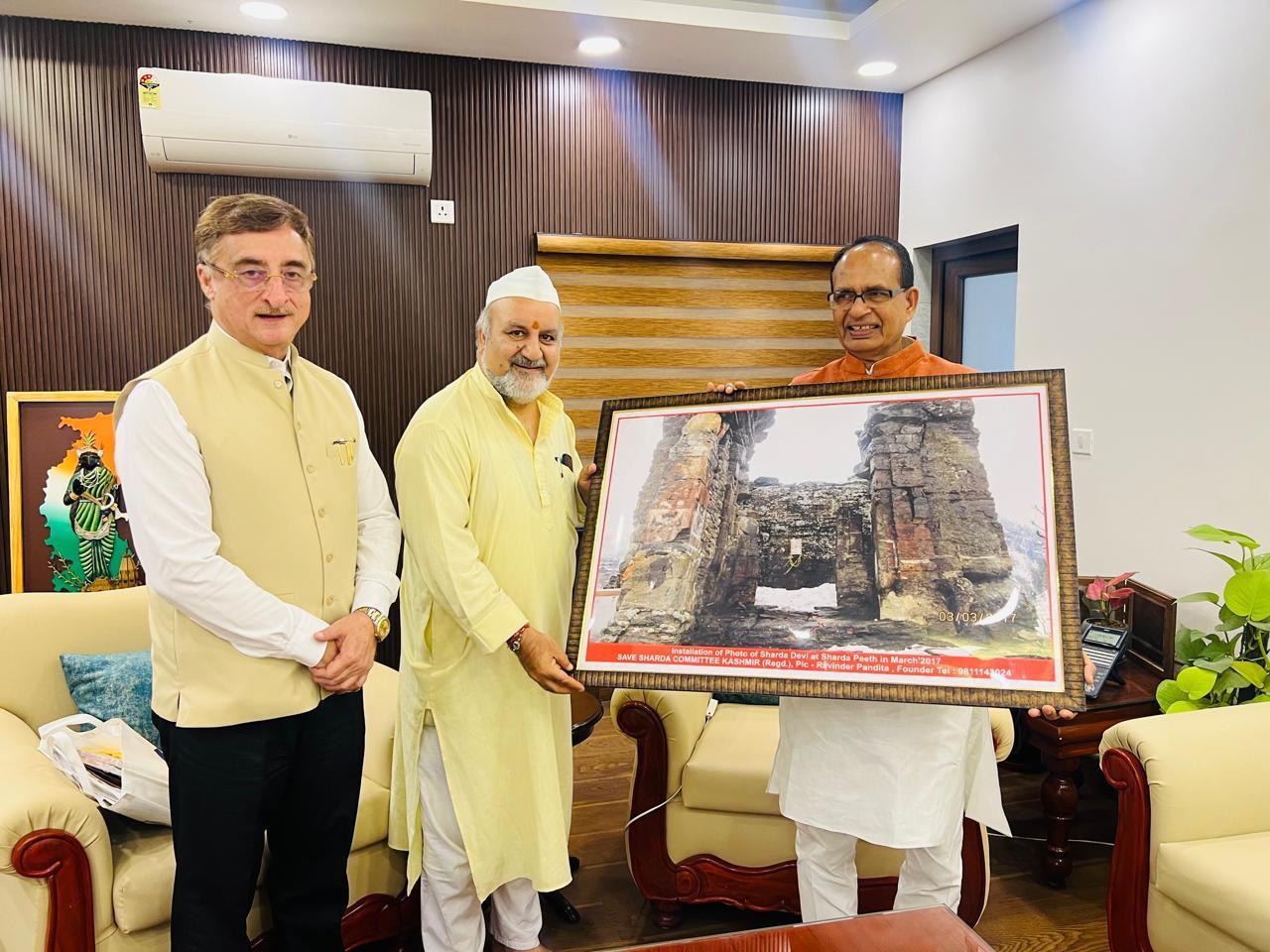 Save Sharda Committee calls on Union Minister Shivraj Singh Chauhan