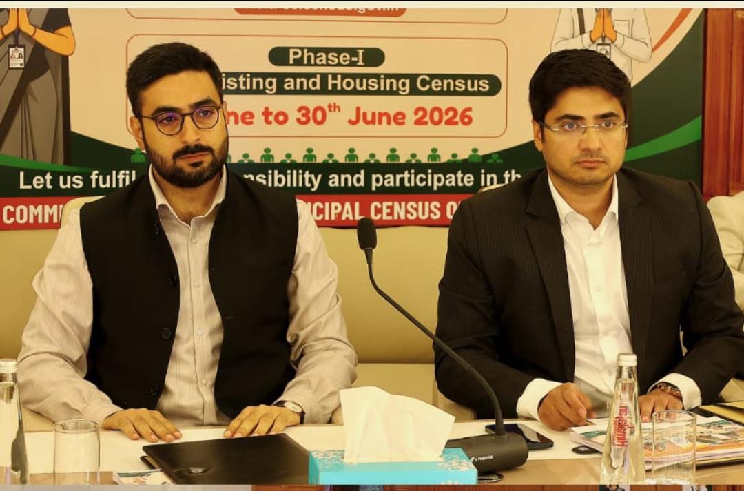 DC Srinagar, SMC Commissioner Take Stock of Ground-Level Census-2027 Arrangements