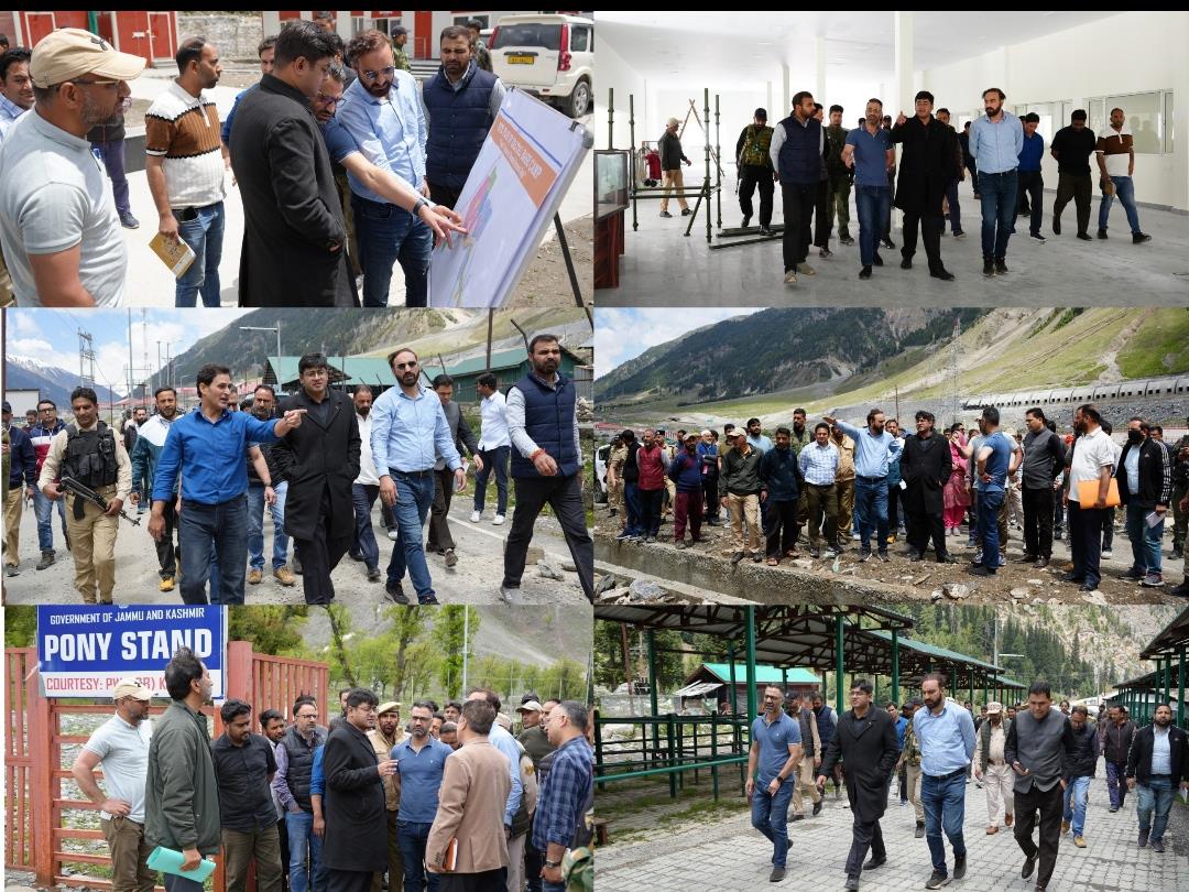 DC Ganderbal visits Baltal Base Camp to review preparations for SANJY-2026