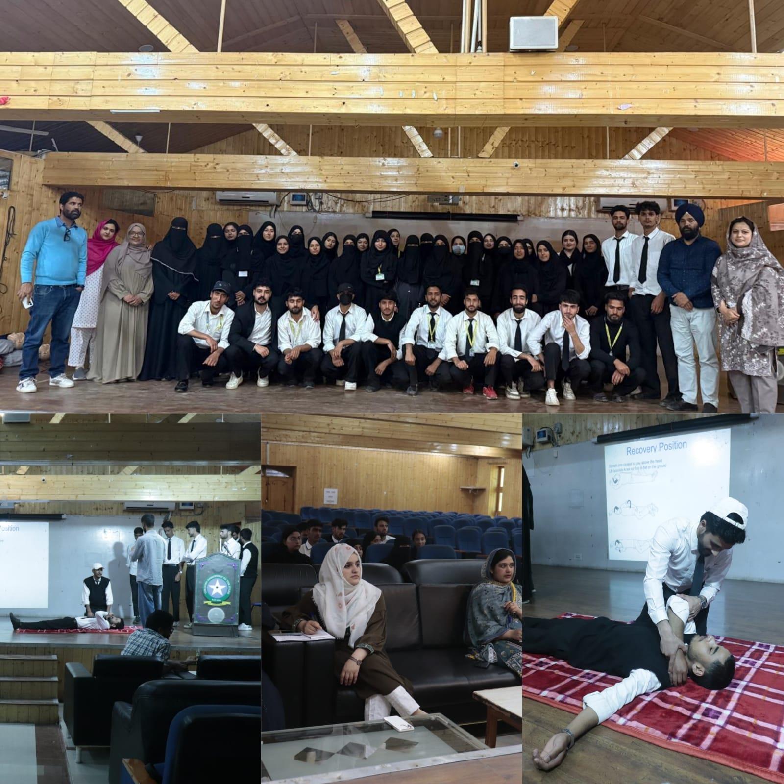 Government Degree College Baramulla Organizes Two-Day CPR , First Aid Training Programme