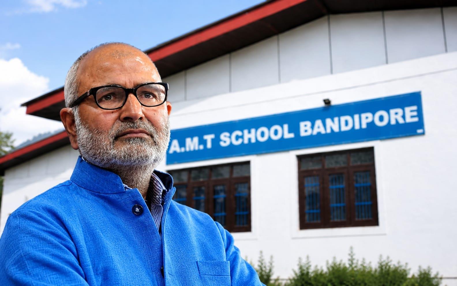 Naeem Akhtar slams neglect of ANMT School Bandipora, says 'Land of Ilm cannot survive on broken institutions'
