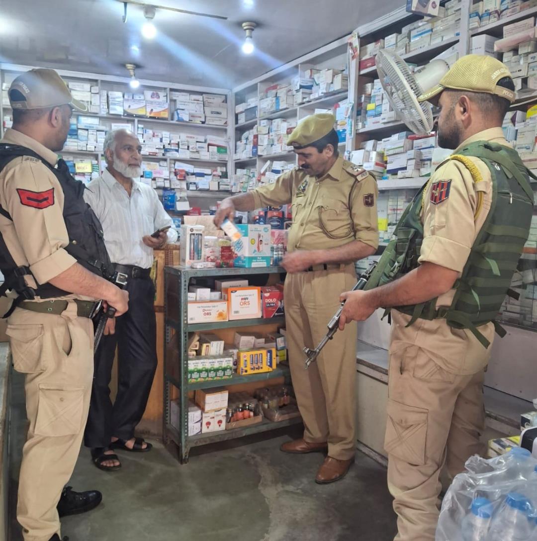 Srinagar Police Intensifies Crackdown on the Illegal Sale of Drugs Under Nasha Mukt Jammu & Kashmir Abhiyan