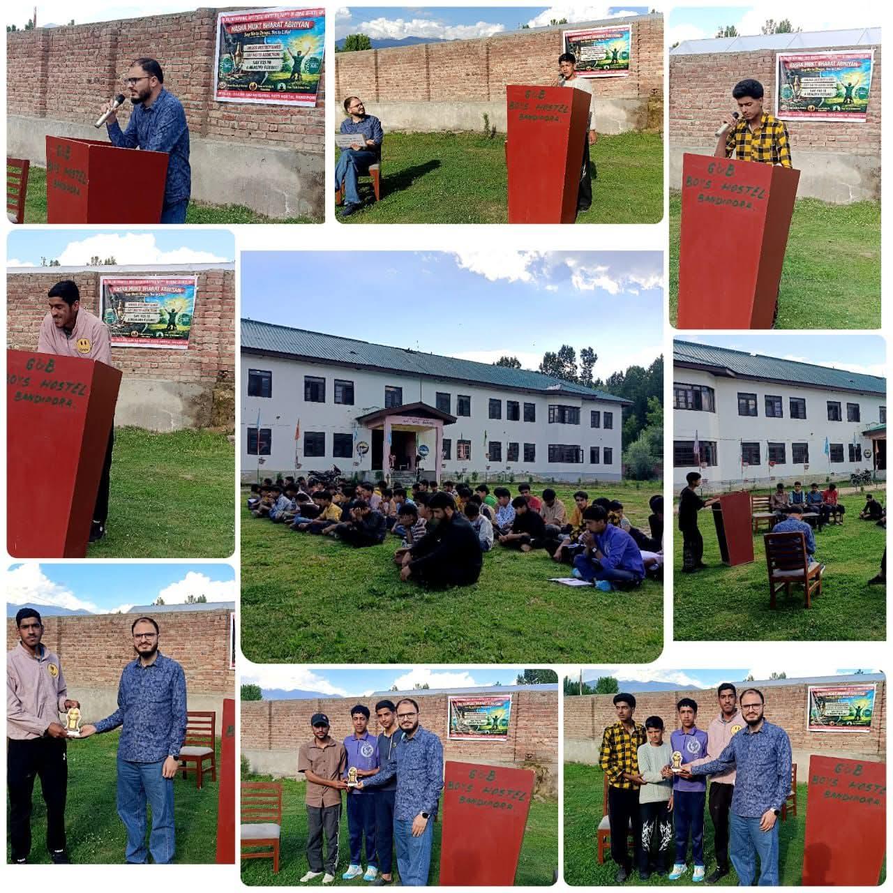Mushaira on drug abuse awareness held In Bandipora Hostel