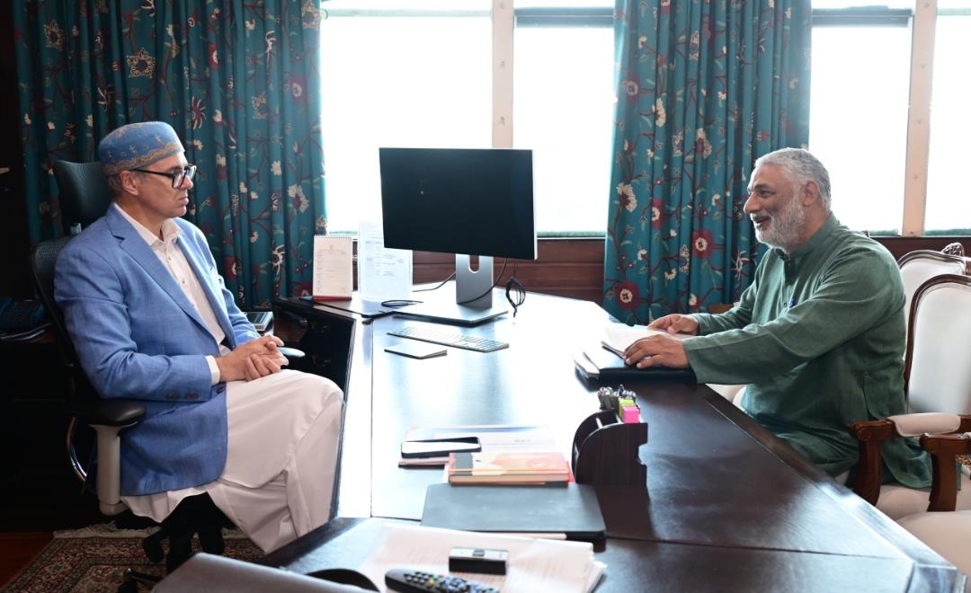 Sopore MLA meets CM Omar over long-pending STP, drainage works