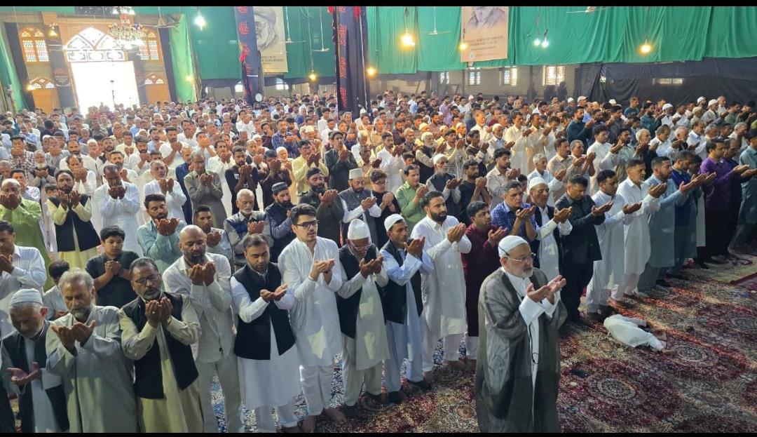 Eid-ul-Azha Prayers Held at Imam Bargah Zadibal