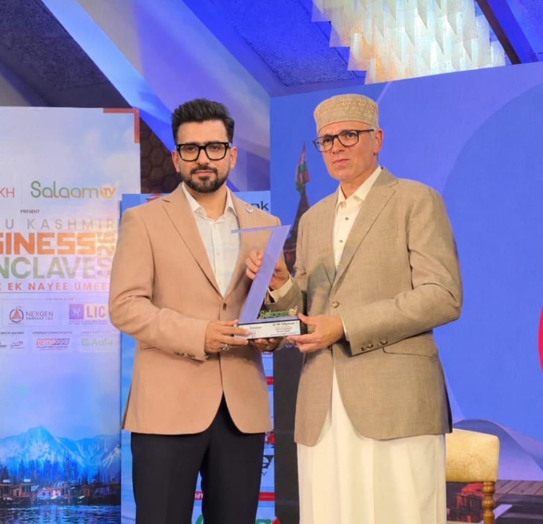 CM Omar Abdullah confers top dermatology award on Dr Mir Shahnawaz