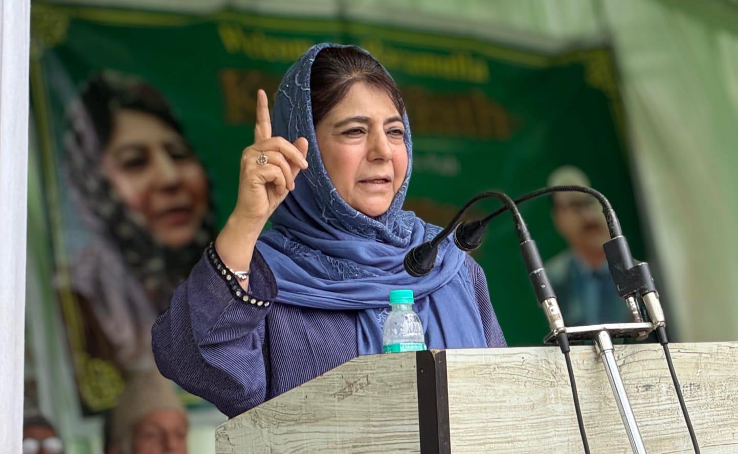 Mehbooba Mufti calls all-party outreach to Centre on Kashmir