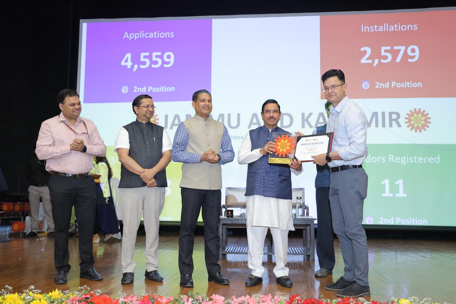 J&K PDD Secures National Recognition under PM Surya Ghar: Muft Bijli Yojana