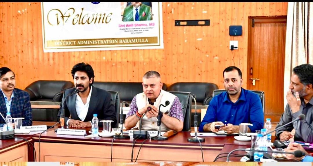 CPCO Amit Sharma appreciates Baramulla’s preparedness for Census 2027 during Review Meet