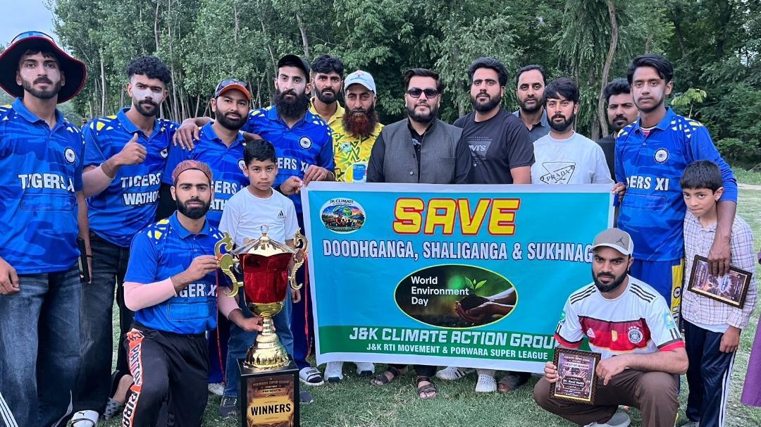 World Environment Day Marked During Cricket Tournament in Budgam