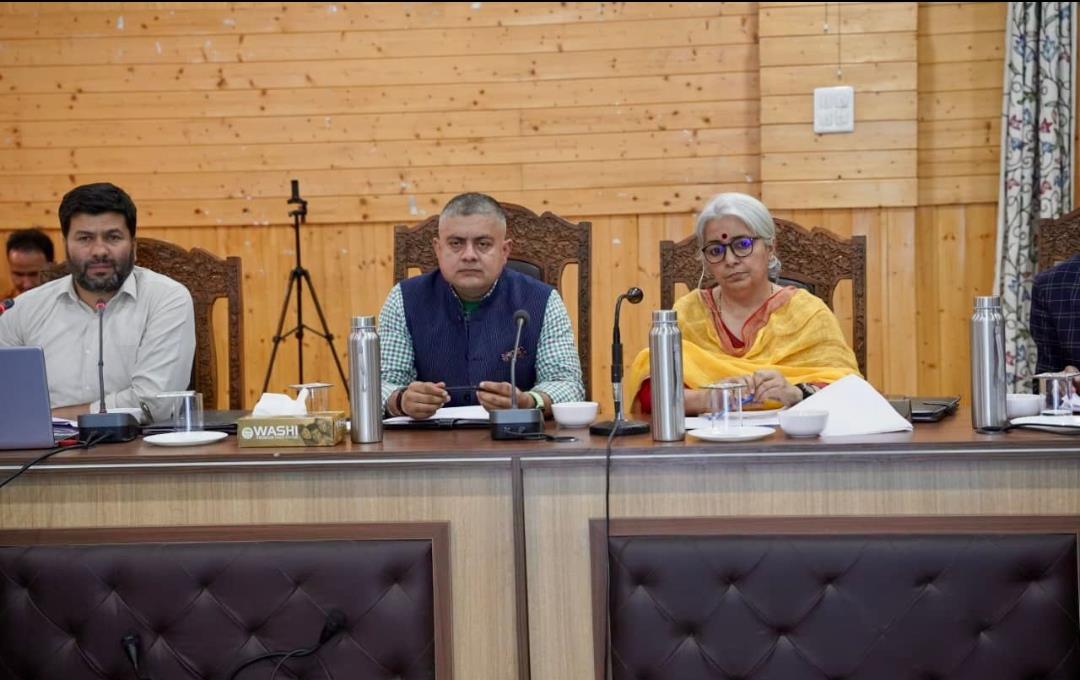 Chief Principal Census Officer Amit Sharma Reviews Implementation of Census 2027 Operations in Bandipora