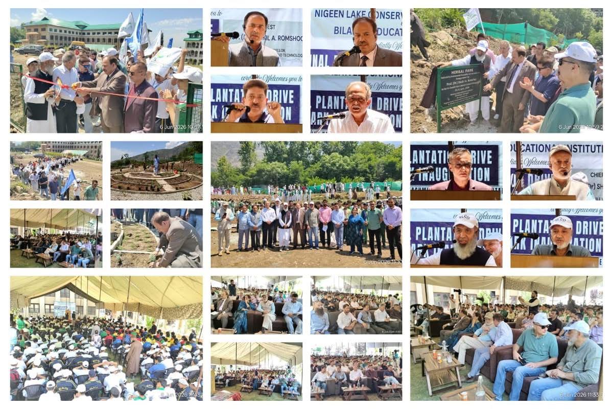 IUST Vice Chancellor Inaugurates Herbal Park by NLCO and BEI at Khimber, Calls for Innovation Driven Environmental Stewardship