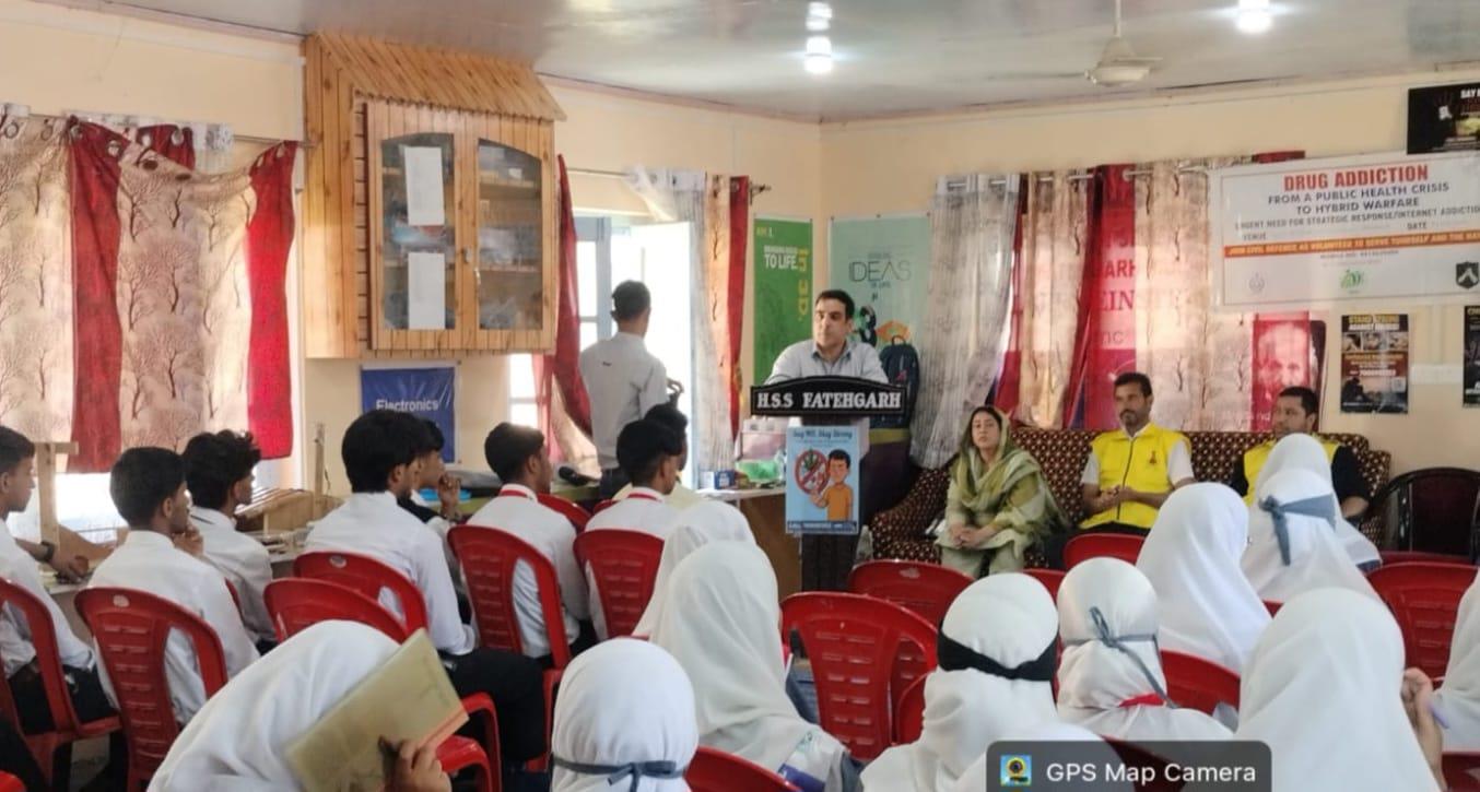 Baramulla school hosts anti-drug awareness programme under Nasha Mukt Bharat Abhiyan