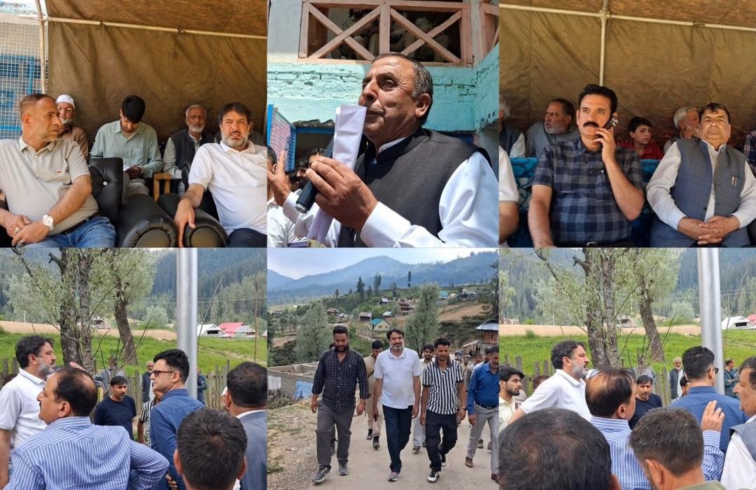 MLA Karnah, PDD MD visit border area in Kupwara, review public issues