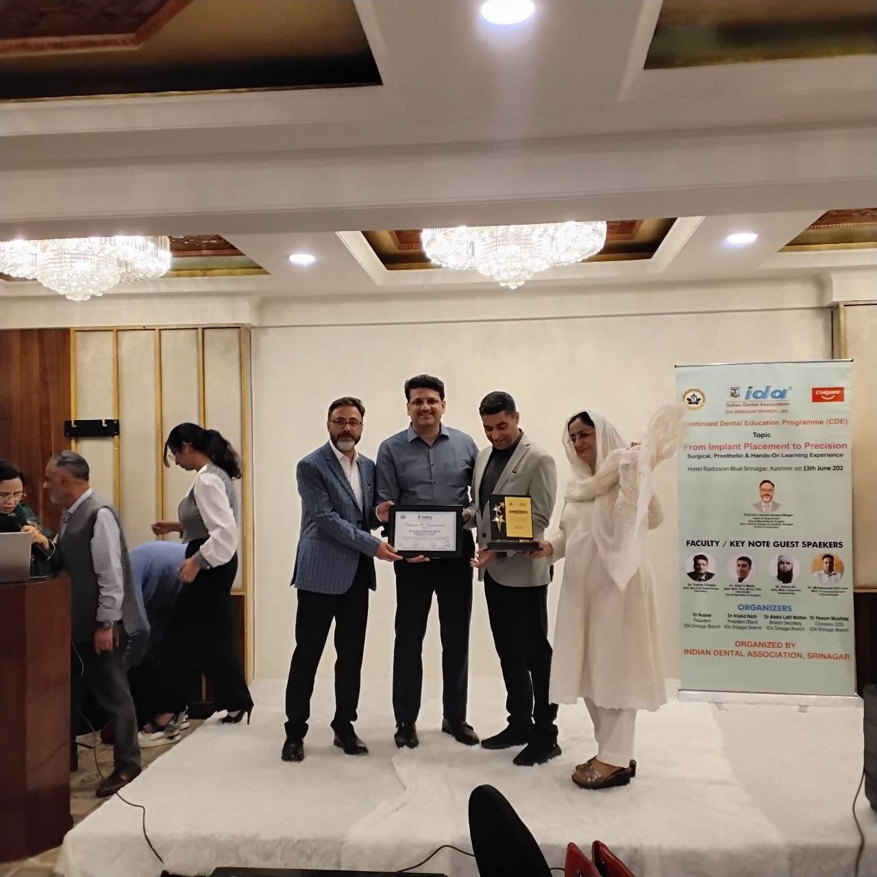 IDA Srinagar hosts workshop on implantology