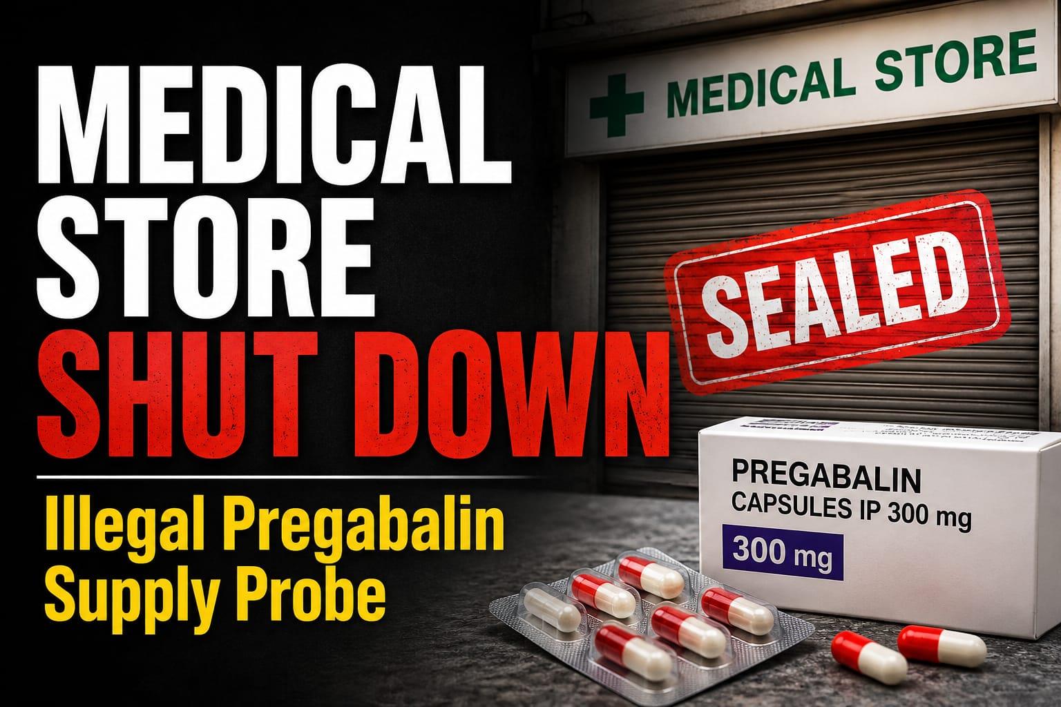 Medical store in Udhampur shut over illegal supply of Pregabalin capsules