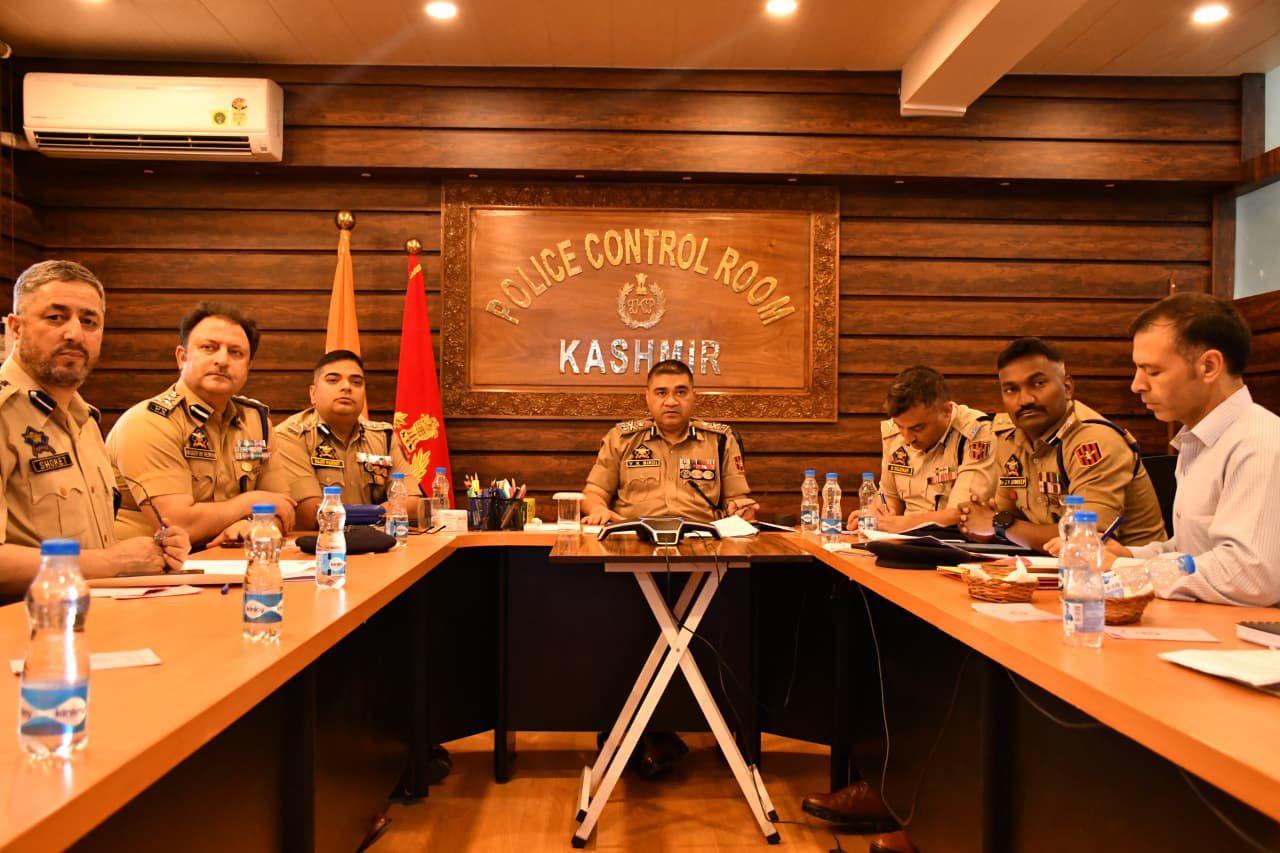 IGP Kashmir Chairs High-Level Security Review for NEET Re-Exam, Amarnath Yatra