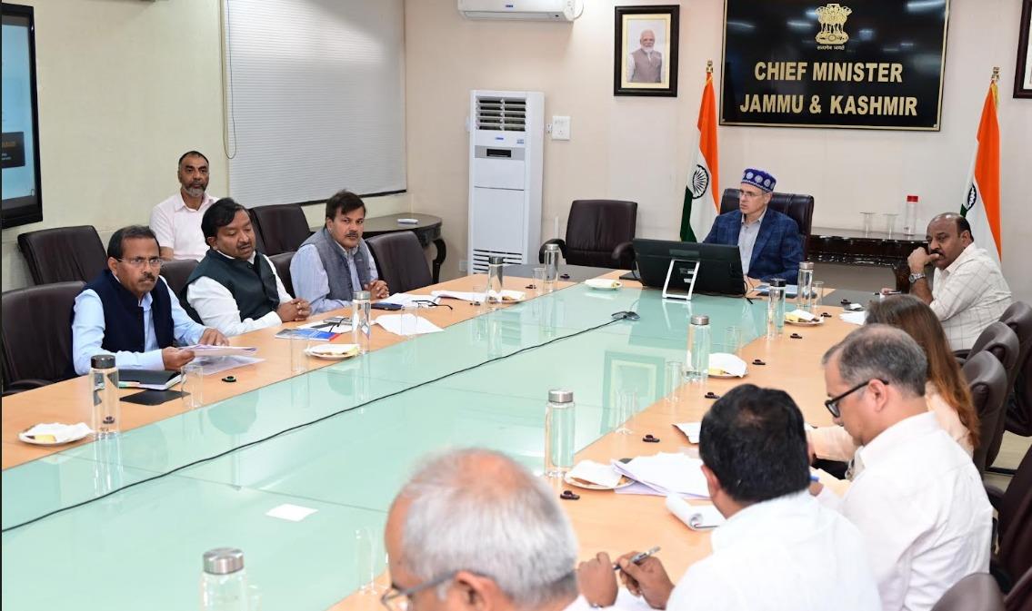 CM Omar Abdullah reviews PMGSY implementation across J&K