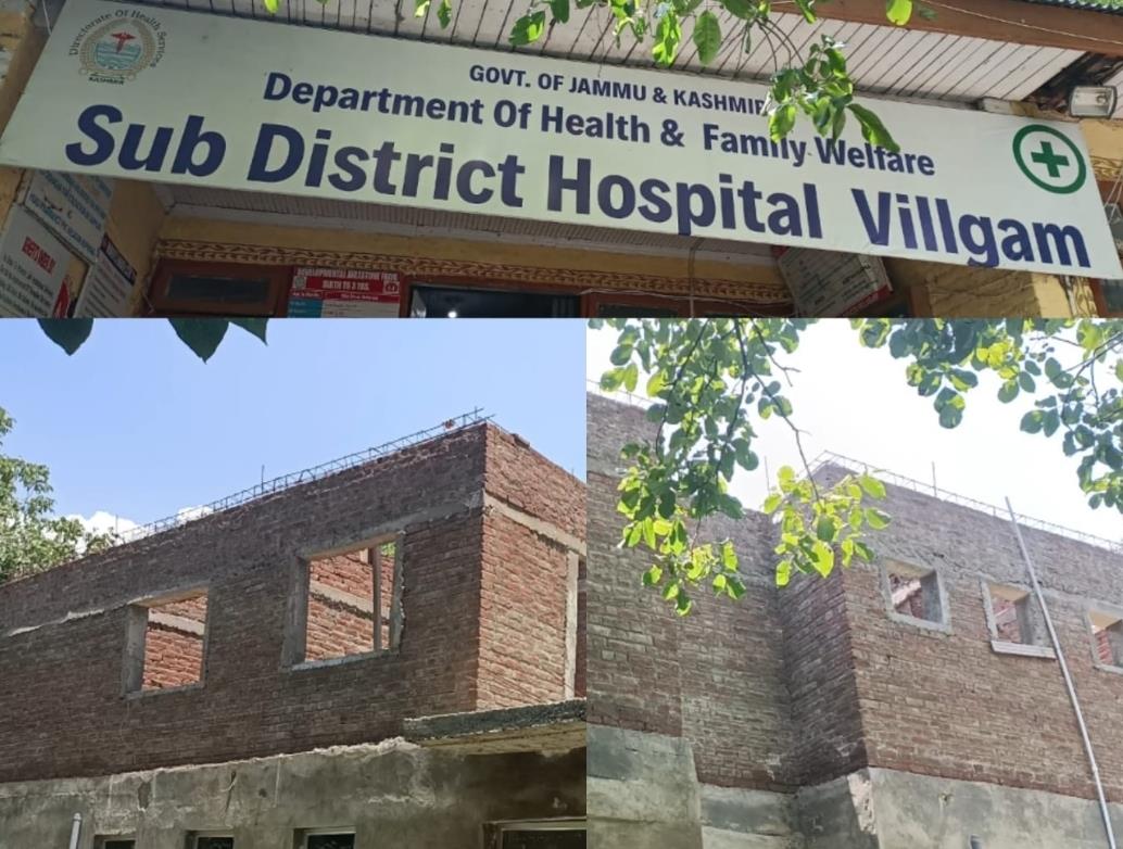 Incomplete hospital building in Kupwara's Villgam hits healthcare services