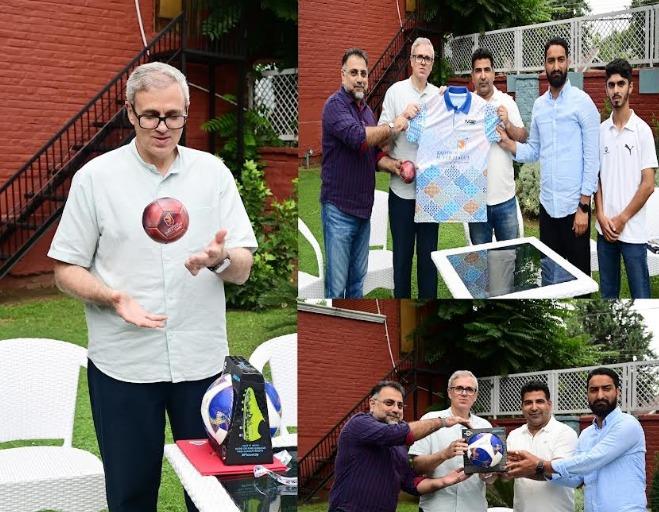 CM Omar Abdullah meets MLAs, unveils Kashmir Super League jersey