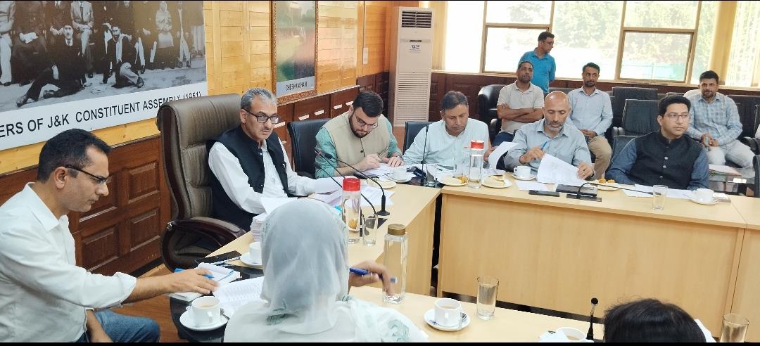 Committee on Subordinate Legislation Reviews Progress on Framing of Recruitment Rules for Health & Medical Edu Dept