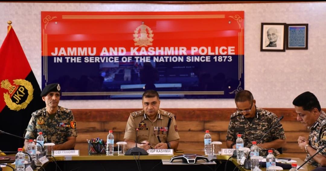 IGP Kashmir reviews security for I-Day, other events
