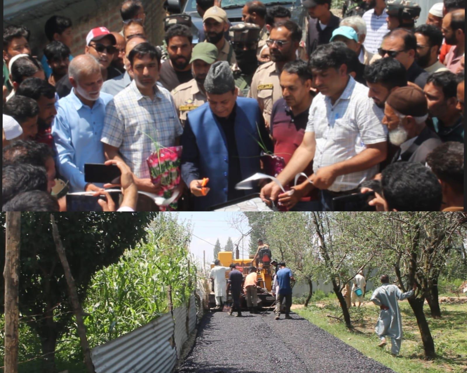 Speaker tours Wanpora, Qazipora, Takiya Hayatpora Sarie; reviews developmental works