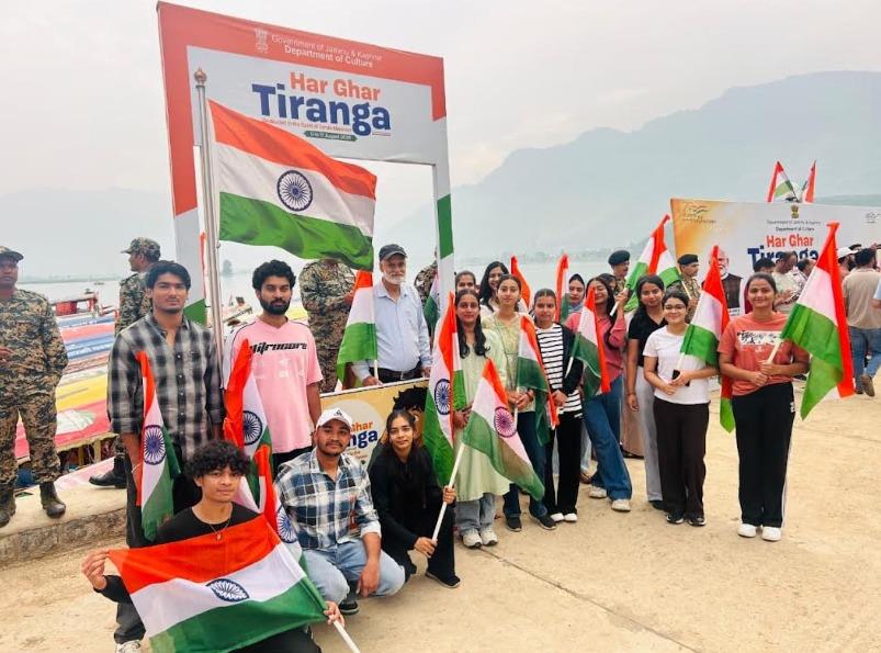 SKUAST-K Students Join LG-Led Tiranga Rally, Put Spotlight on Youth in Nation-Building