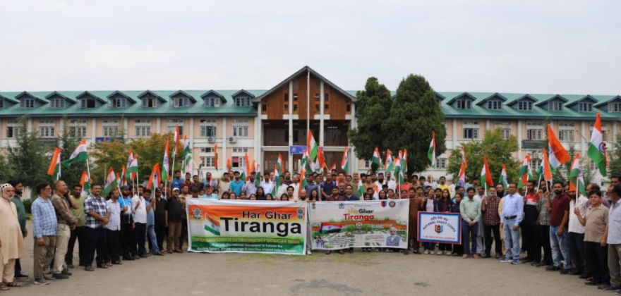 NIT Srinagar organises Tiranga rally under Har Ghar Tiranga campaign