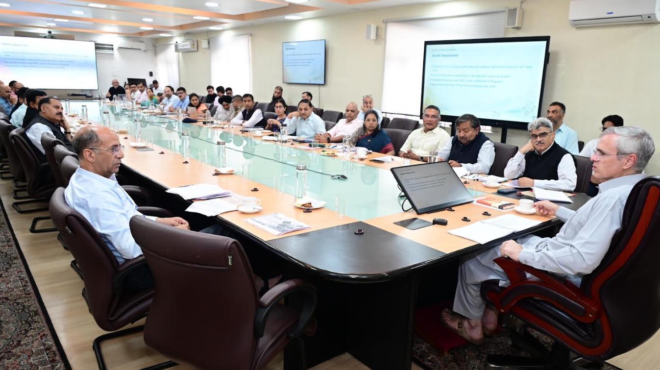 CM Omar Abdullah reviews final preparations for the inaugural International Film Festival of J&K