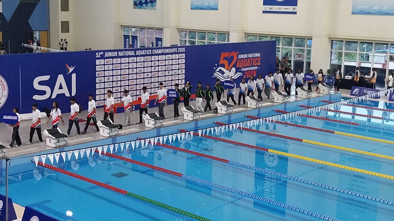 J&K Junior Swimmers compete at National Championships in Bhubaneswar