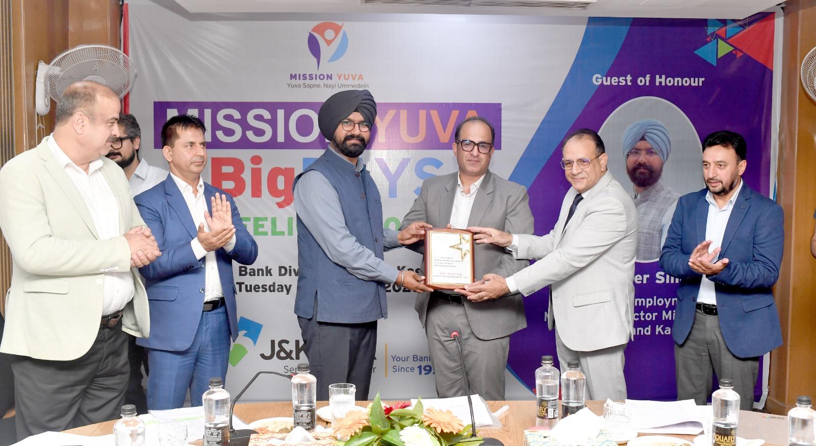 J&K Bank organizes Mission YUVA Review-cum-Felicitation Meet