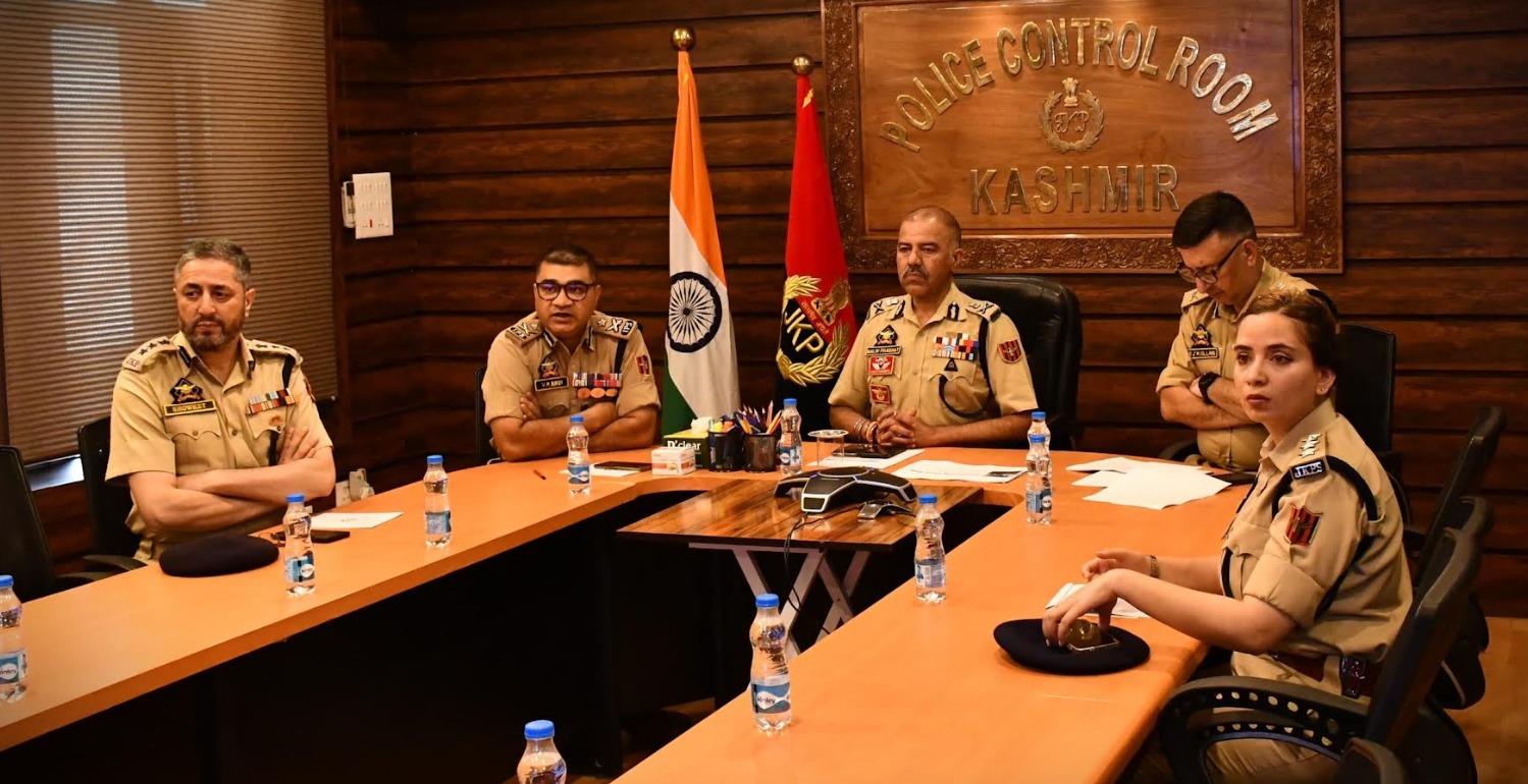 DGP J&K Chairs Security Review Meeting at PCR Kashmir