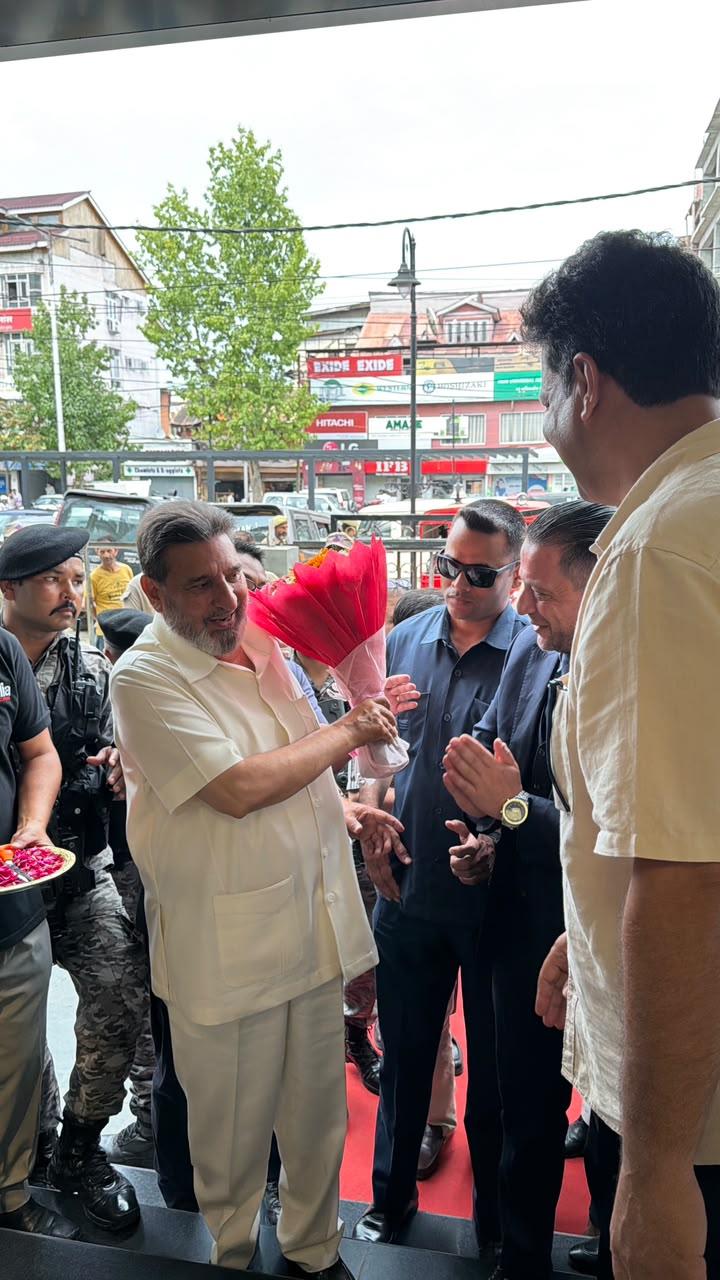 Altaf Bukhari inaugurates Rising Autoz showroom in Srinagar, hails venture for boosting employment