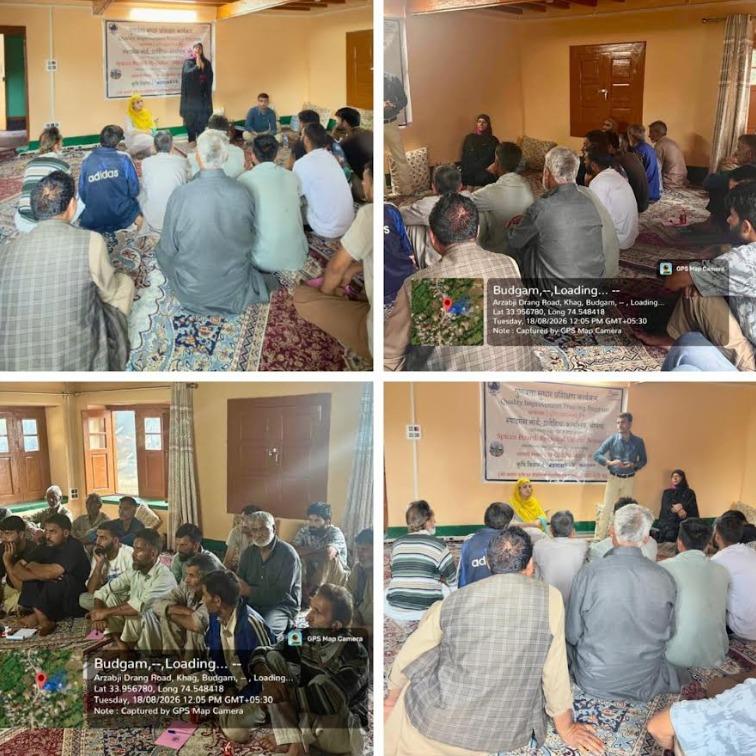 SKUAST-K and Spices Board Conduct Training Programme for Tribal Spice Growers in Khag Drung