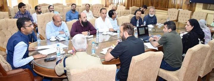 Div Com Kashmir reviews arrangements for 18th Harmuk Gangbal Yatra